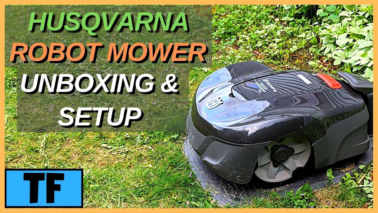 Robot Lawnmower Install And Setup Husqvarna Automower 115H Initial