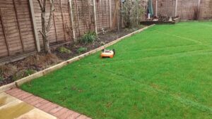 Landroid WR130, first cut to new turf lawn - #1
