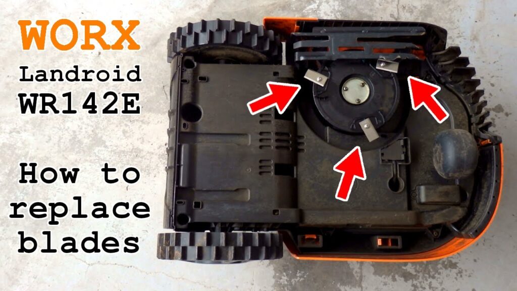 WORX Landroid WR142E • Blades replacement