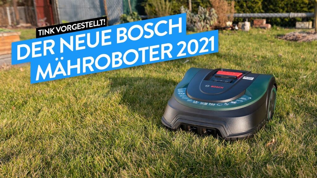 Der neue Bosch Mähroboter 2021 - Bosch Indego S+500