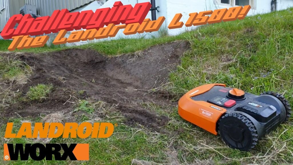 Robot Mower Landroid L1500/L2000 testing capabilities inclines, obstacles, long grass, unpck inst