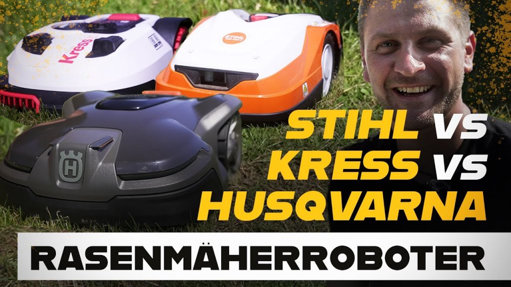 Bester Rasenmäherroboter 2021? - Husqvarna Automower 415X VS Stihl RMI 522C VS KRESS KR 112