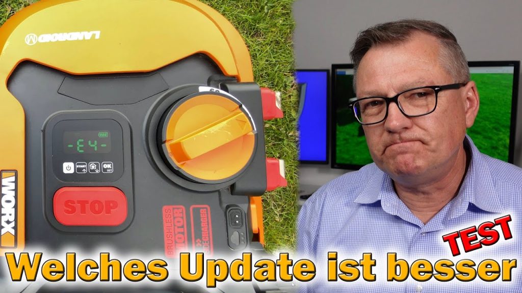 WORX LANDROID - Fahrverhalten bei allem Updates getestet - Welches Update ist besser | Willi-0815