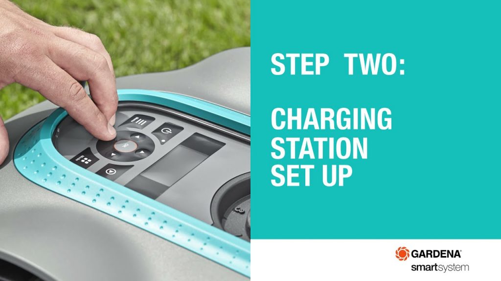 Installing  your GARDENA SILENO robotic mower - step two, the charging station