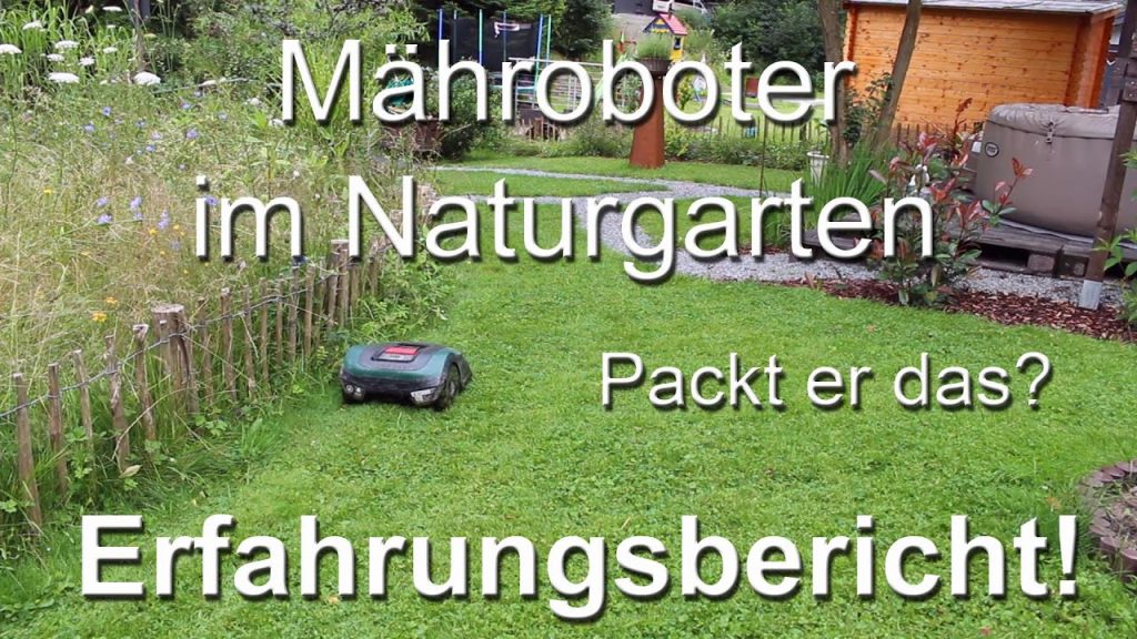 Mähroboter Bosch Indego S 500 im Naturgarten - Packt er das?