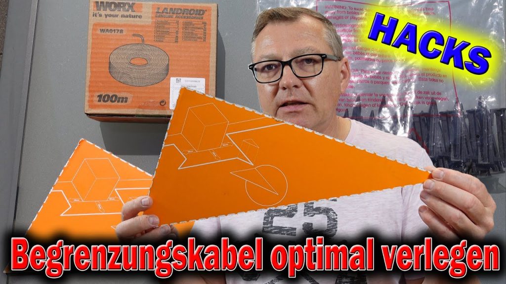 Worx Landroid Begrenzungskabel optimal verlegen - Bertelsen-Dreieck - Hacks | Willi-0815