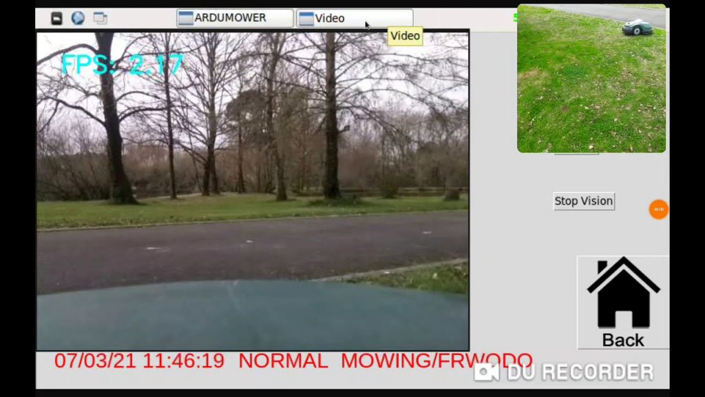 First video of AI vision and Ardumower