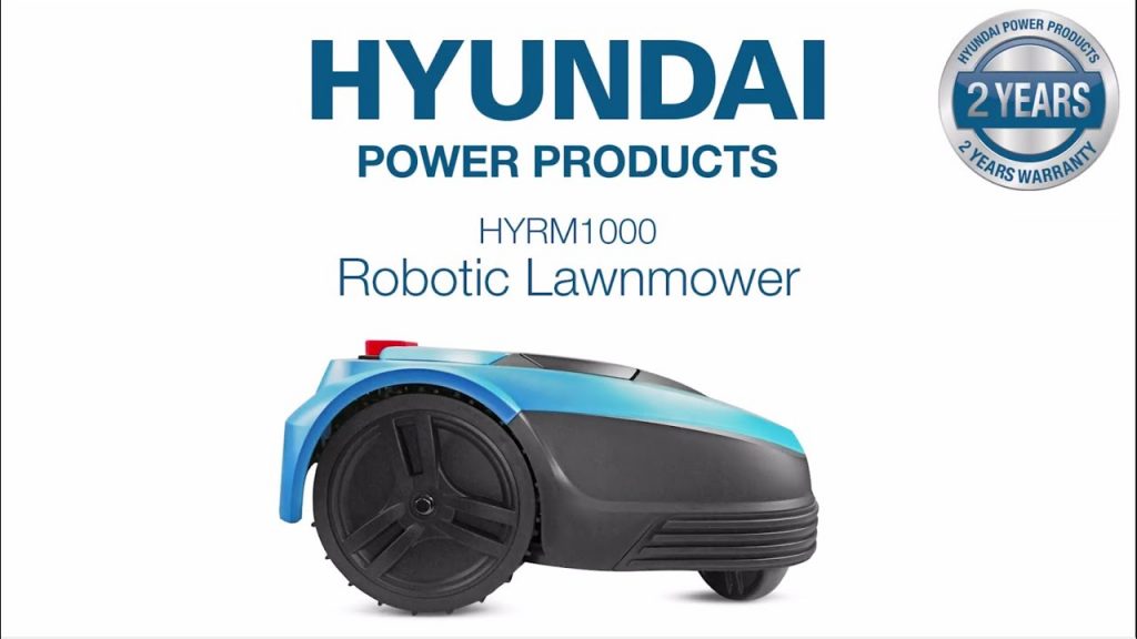 HYUNDAI HYRM1000 ROBOT LAWN MOWER 625SQ METRE, SMART MOWING FUNCTIONALITY