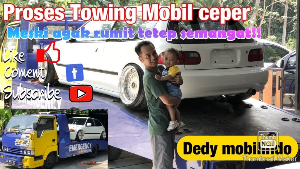 Keseruan towing mobil ceper Honda Estilo Rare Langka Limited