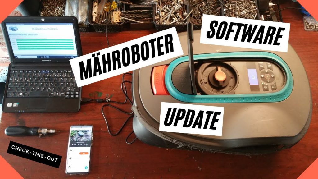 Mähroboter Software Update ( Sileno ).