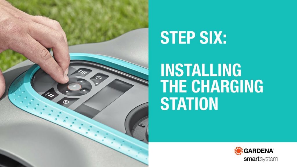 Installing your GARDENA SILENO robotic lawn mower - step 6,  installing the charging station