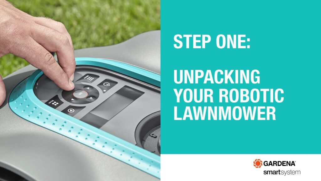 Installing your GARDENA SILENO robotic mower - step one, unpacking your robotic