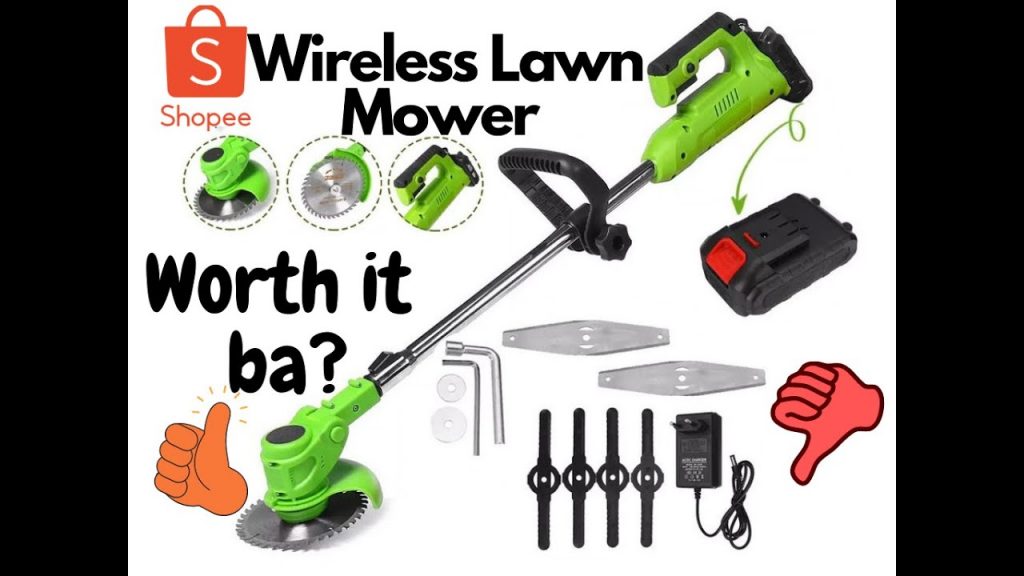Shopee Wireless Lawn Mower, worth it nga ba??