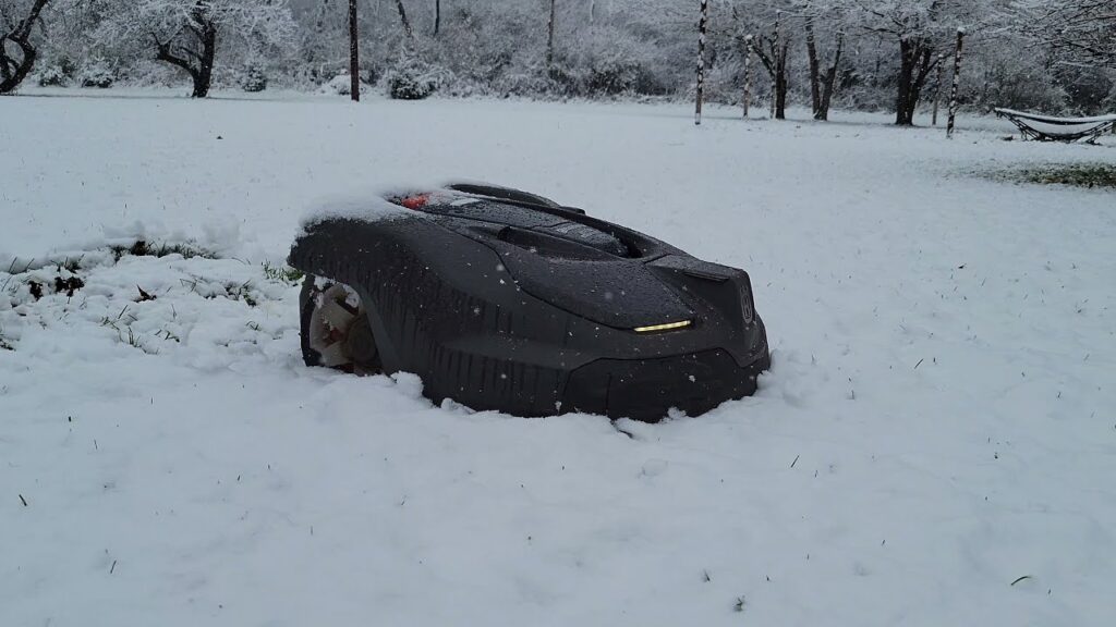 Husqvarna Automower Can Handle Snow!