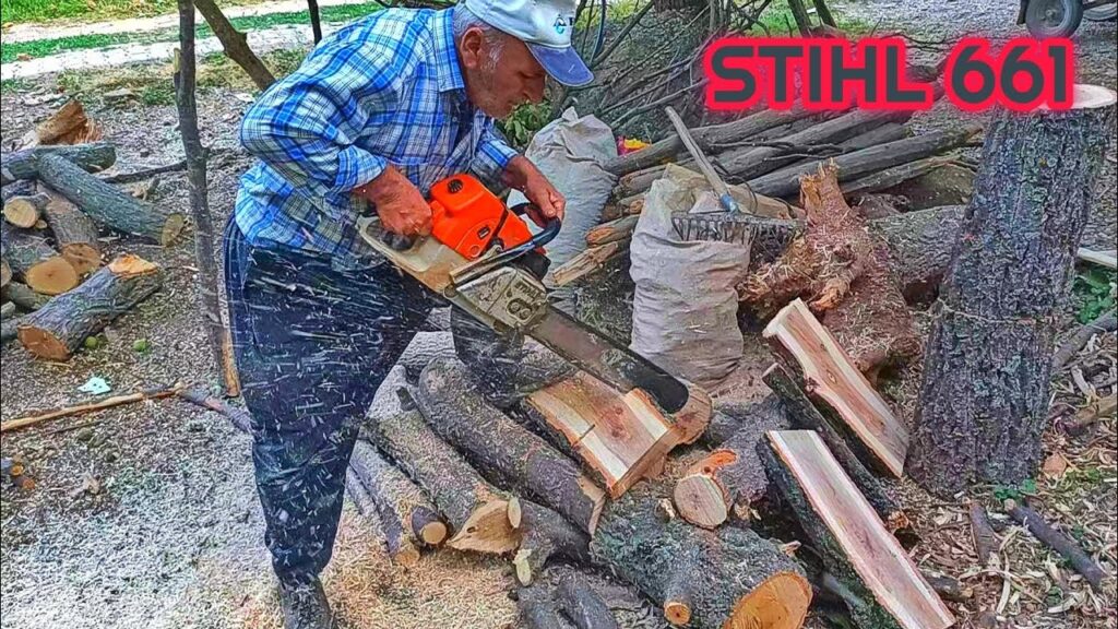 Meşe Kökünden Sehpalık Kütük Kesimi #stihl #diy #kendinyap