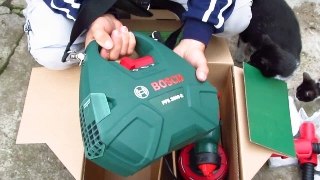 Unboxing Bosch PFS 3000-2 Spray gun