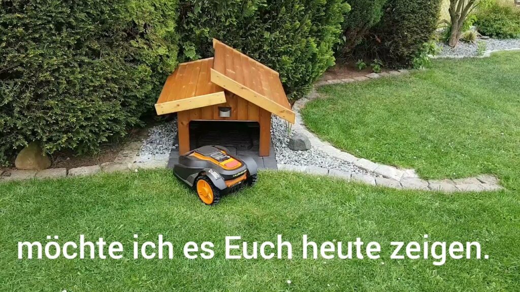 🤔Mähroboter, Worx Landroid, Garage raus und rein fahren, Kabelverlegung 😎
