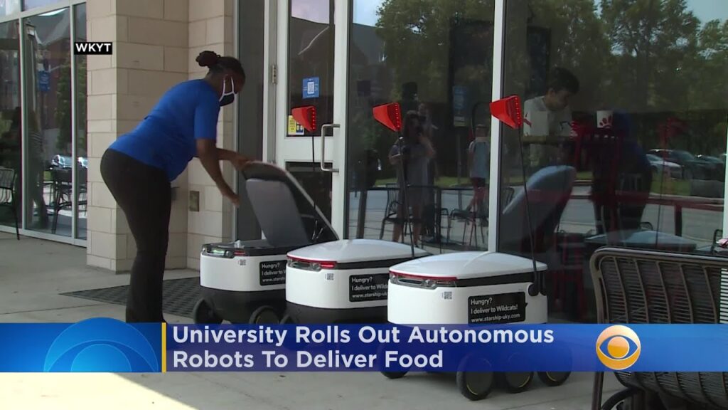 University Rolls Out Autonomous Robots To Deliver Food To Hungry Students