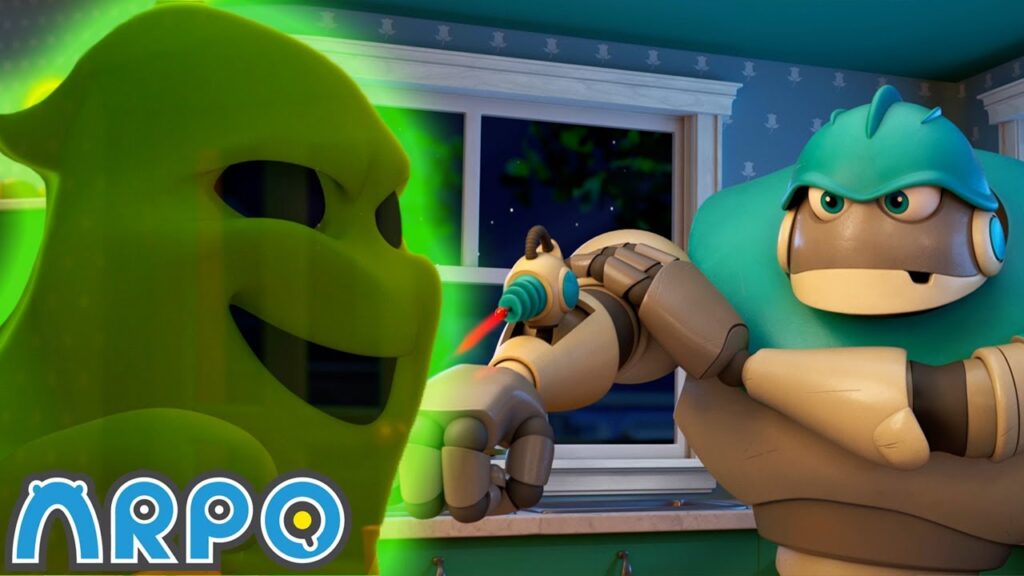 Arpo the Robot | Chase the Ghost!!! | NEW VIDEO | Funny Cartoons for Kids | Arpo and Daniel