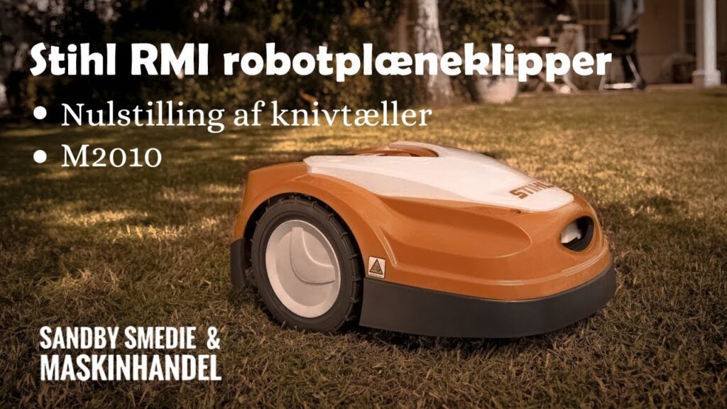 Stihl RMI robotplæneklipper nulstil knivtæller - M2010