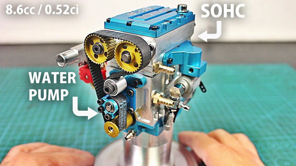 TWIN Cylinder 4 Stroke 8.6cc TEST -  Dyno/ MAX rpm/ Road test!