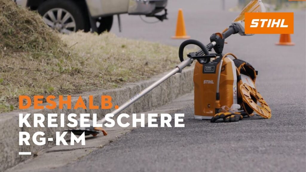 Unkrautentfernung einfach und schleuderarm | Deshalb STIHL Kreiselschere RG-KM