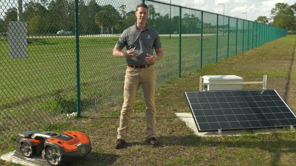 See the Automower® Solar Charger in Action | Husqvarna