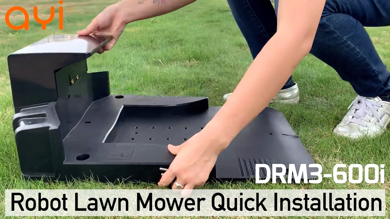 How to Install Robotic Lawn Mower AYI DRM3600i Robot Maniak