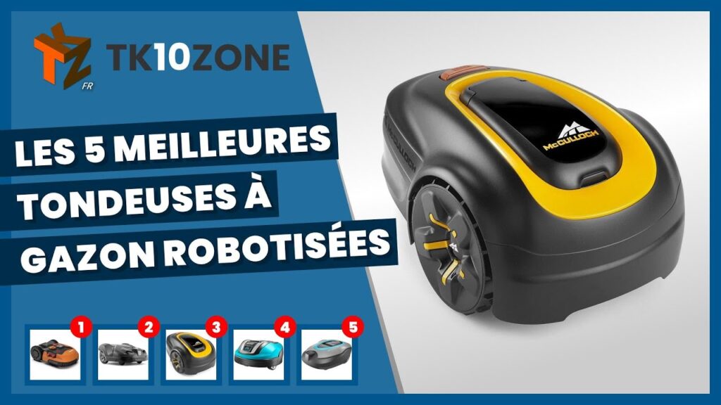 Les 5 meilleures tondeuses à gazon robotisées