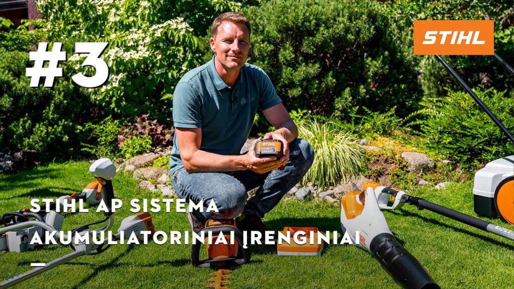 STIHL x T. Gurskas #3 AP sistemos akumuliatoriniai įrenginiai