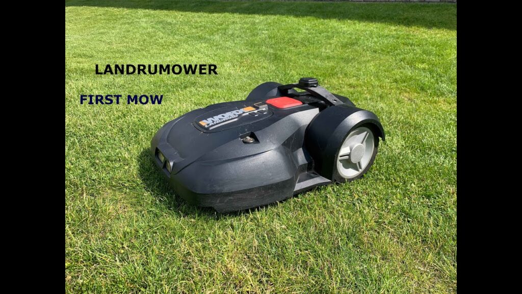 Landrumower: Ardumower rebuild project (Basis: WORX Landroid WG795e). First mow.