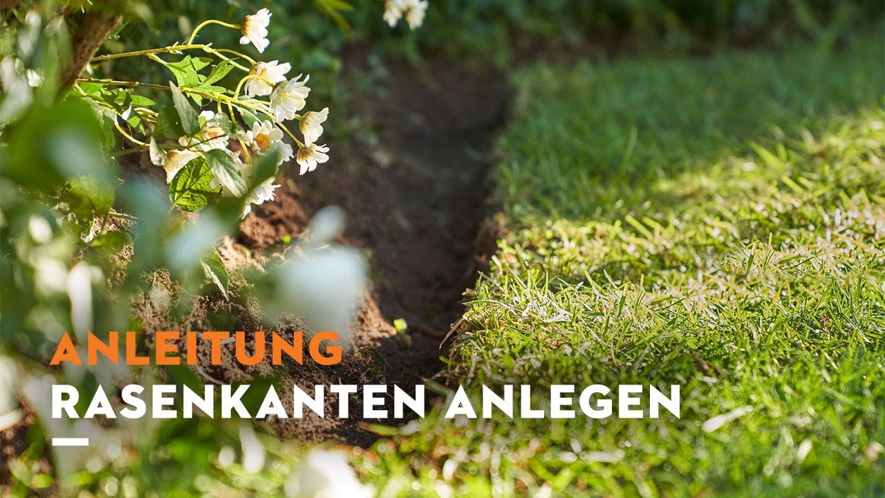 STIHL GartenTipps Rasenkanten abstechen Anleitung Robot Maniak