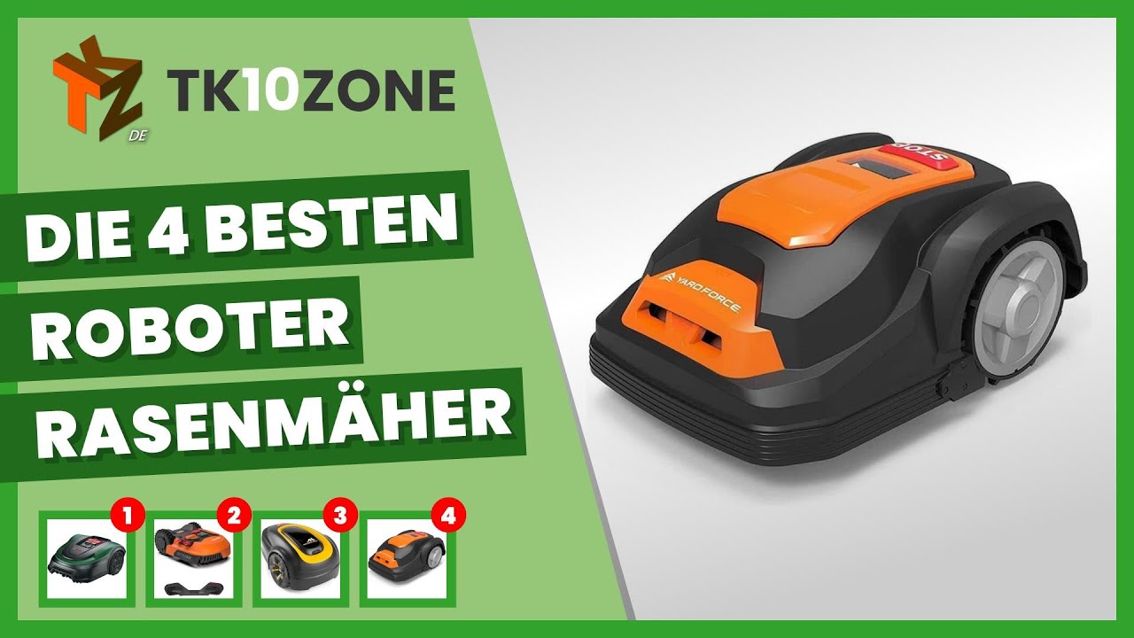 Die 4 besten RoboterRasenmäher Robot Maniak
