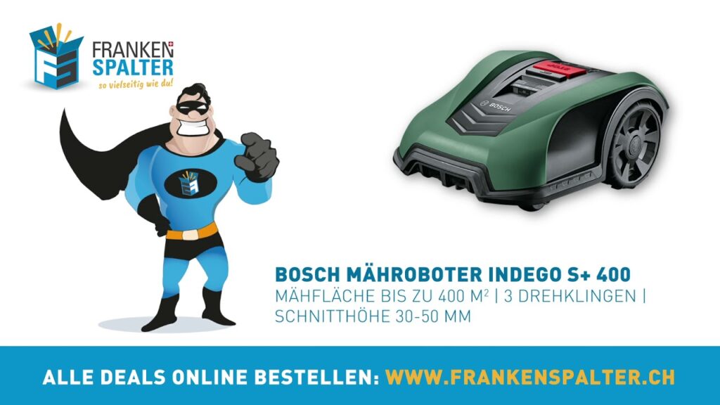 Frankenspalter TV-Spot Mähroboter Indego S+ 400_De