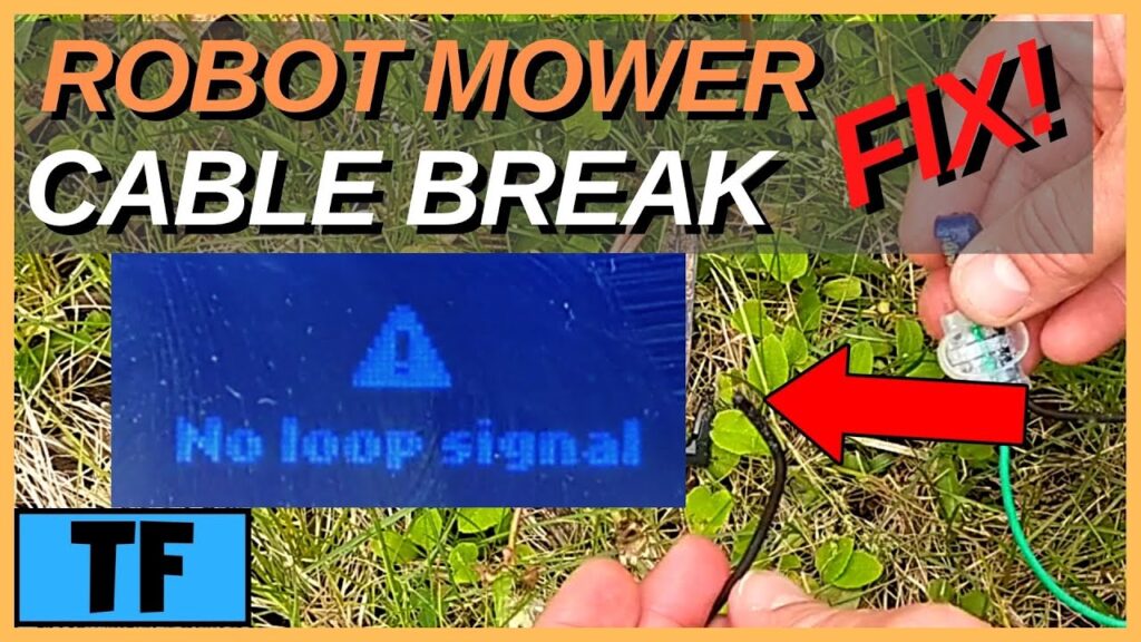 Husqvarna Automower [How To Find Cable Wire Break] No Loop Signal Flashing Blue Light Help!