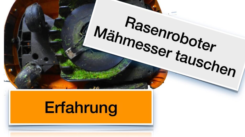 Messertausch beim Mähroboter - Stihl