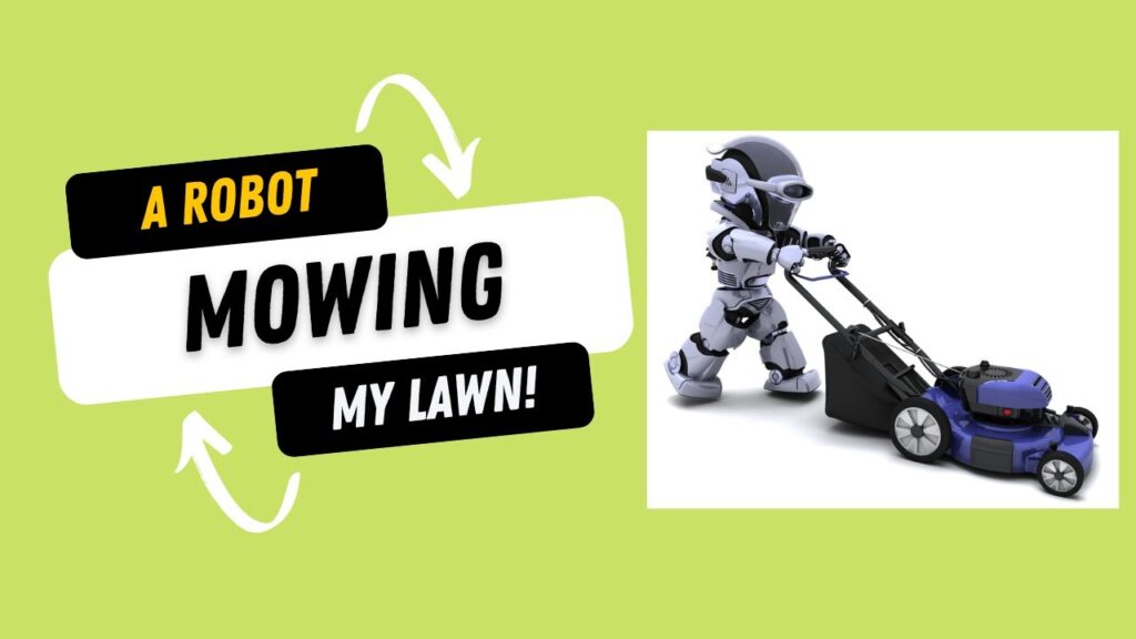 MoeBot Mowing My Lawn