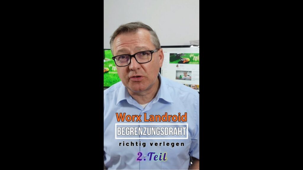 Worx Landroid Begrenzungsdraht richtig verlegen - 2.Teil - Die Ecken | Willi-0815 #shorts