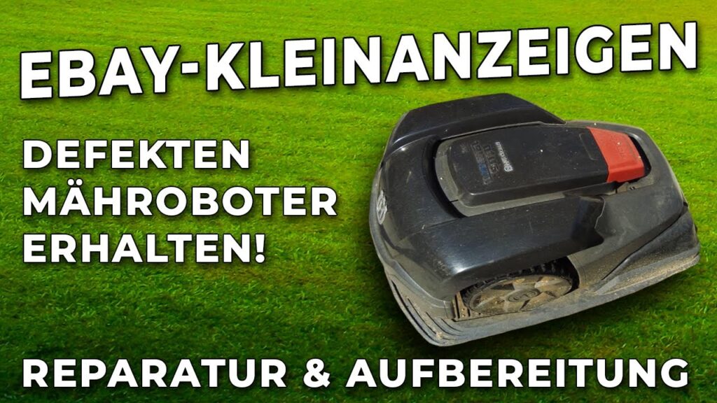 Husqvarna Automower 305 auf ebay-Kleinanzeigen gekauft - DEFEKT und DRECKIG!