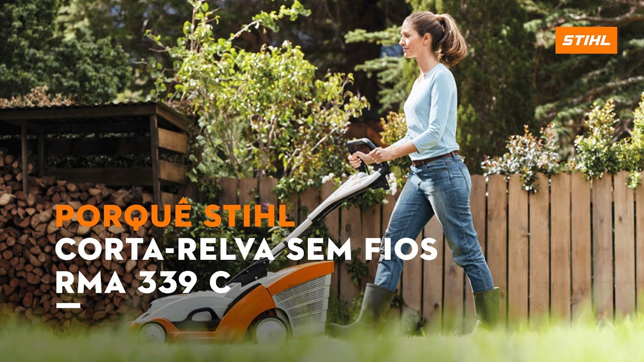Porquê STIHL: corta-relva a bateria RMA 339 C | Robot Maniak