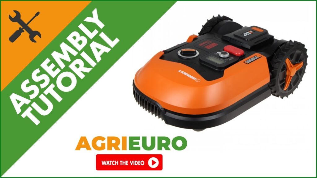 Worx Landroid WR147E.1 Robot Lawn Mower with Perimeter Wire - Charging station assembly tutorial