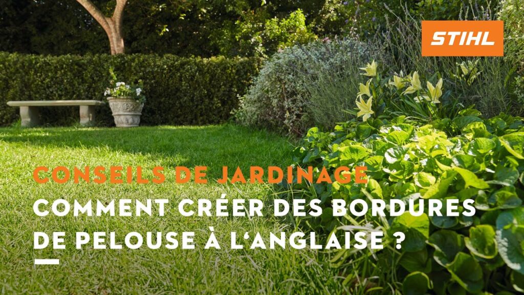 Comment  créer des bordures de pelouse à l'anglaise | Conseil de jardinage STIHL