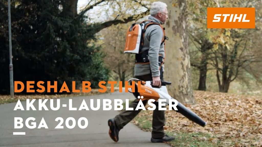 Deshalb STIHL: Akku-Laubbläser BGA 200