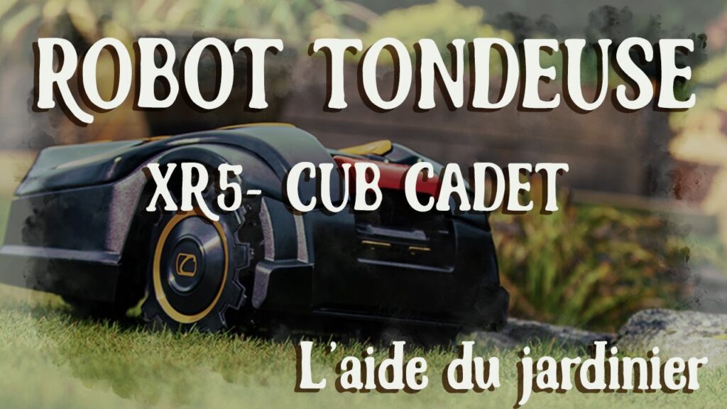 J'ai testé pour vous  ROBOT Tondeuse XR5 l'aide du jardinier