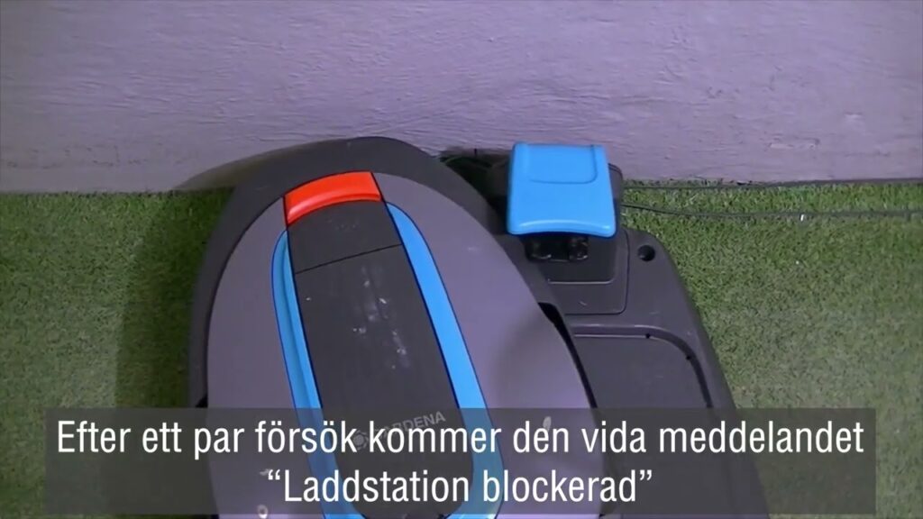 Laddstation blockerad - GARDENA SILENO