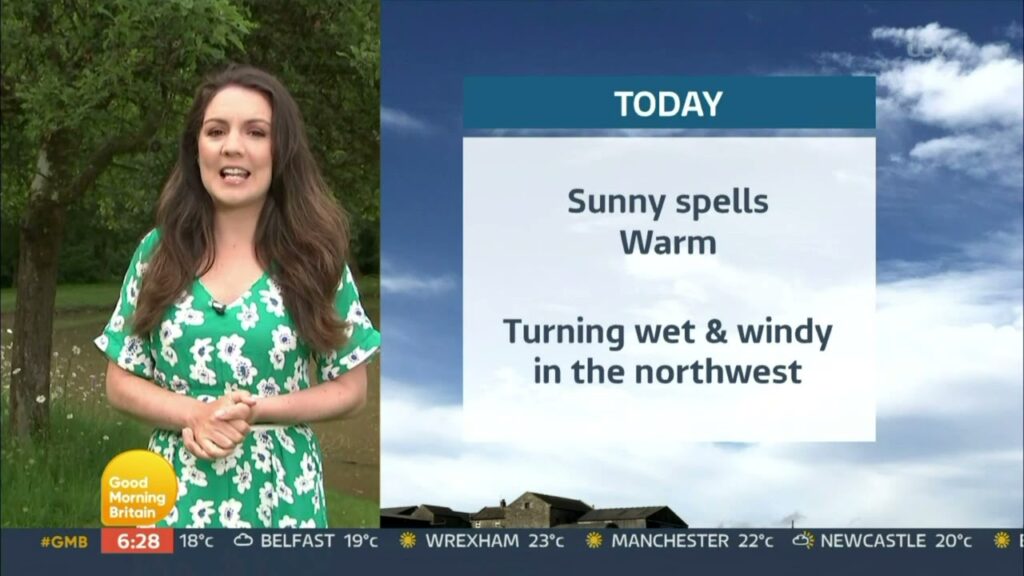 Laura Tobin - Good Morning Britain Weather 15th June 2021