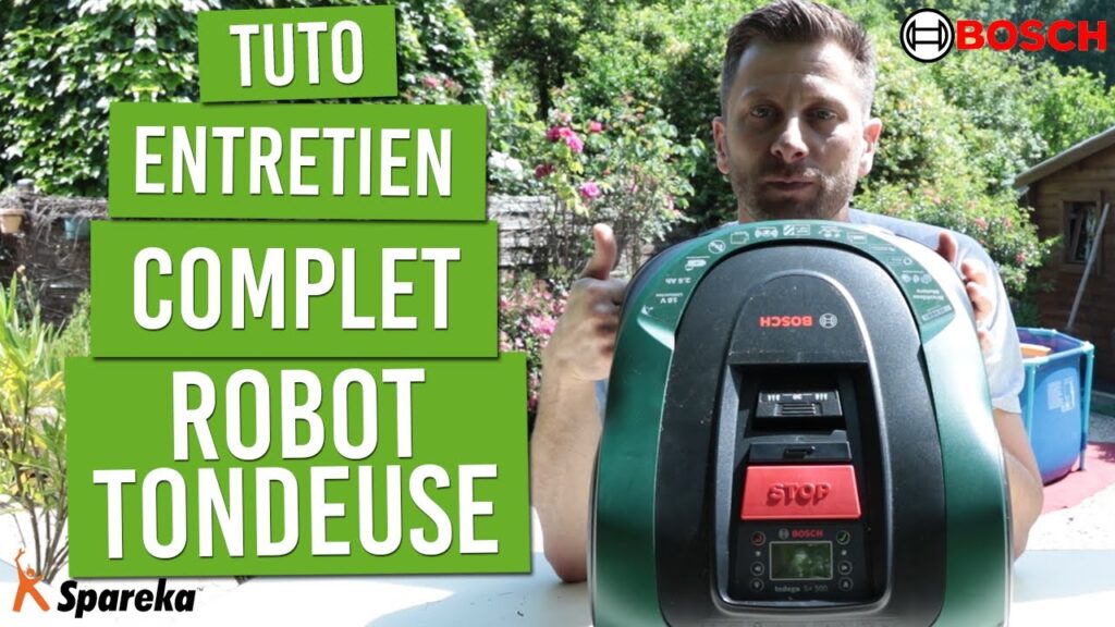 Comment nettoyer un robot tondeuse BOSCH – Tuto entretien