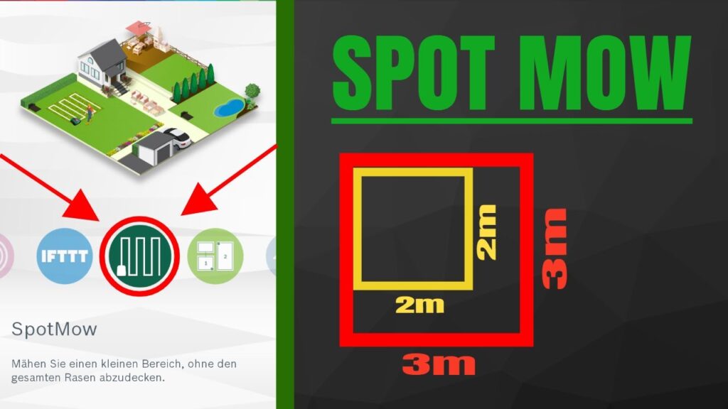 Spot Mow. Mähen an bestimmten Bereichen   (4K)(Tutorial)