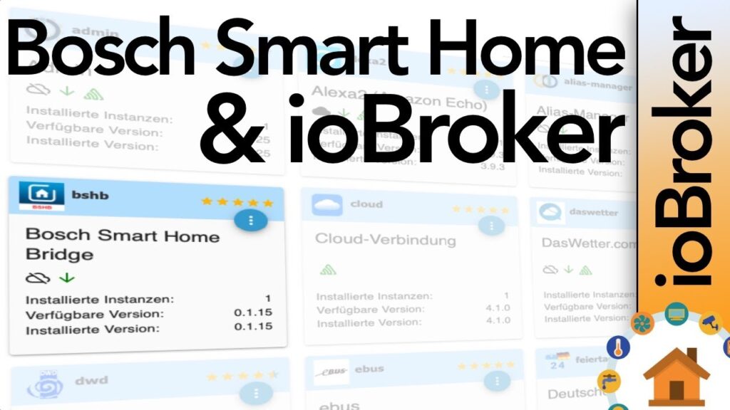 Bosch SmartHome mit ioBroker verbinden - Übersicht der Datenpunkte | verdrahtet.info [4K]