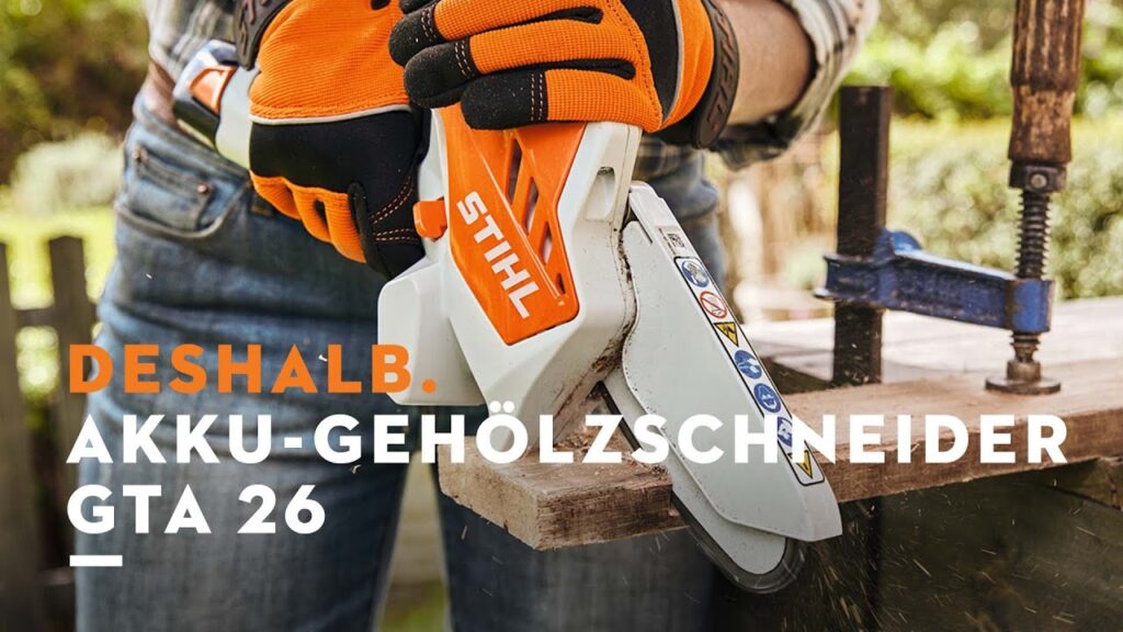 Deshalb. STIHL Akku-Gehölzschneider GTA 26.